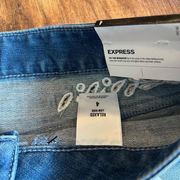 Express Embroidered Denim Cutoffs - Picture 5 of 8